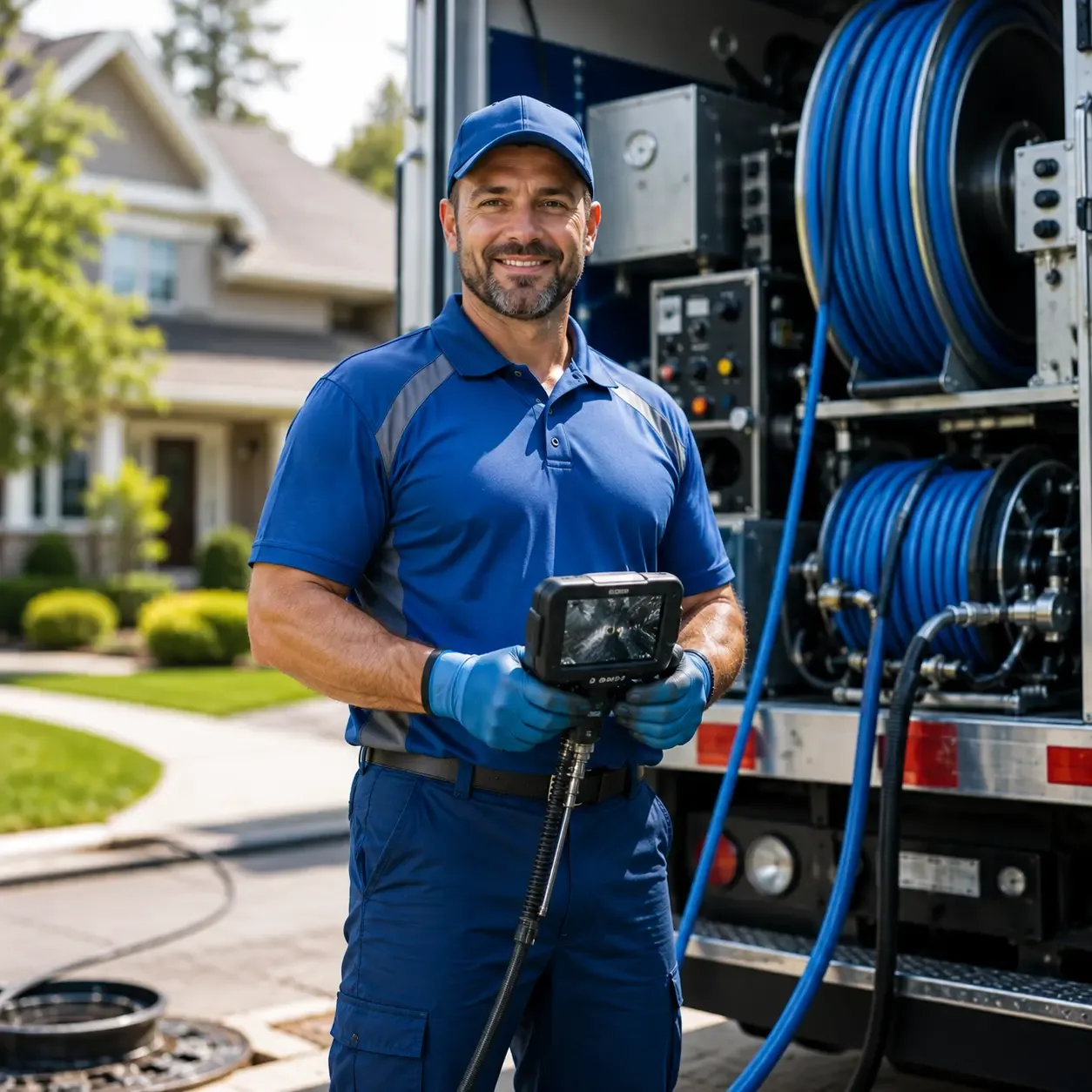 Local outdoor drain cleaning specialists in Kinross, MI